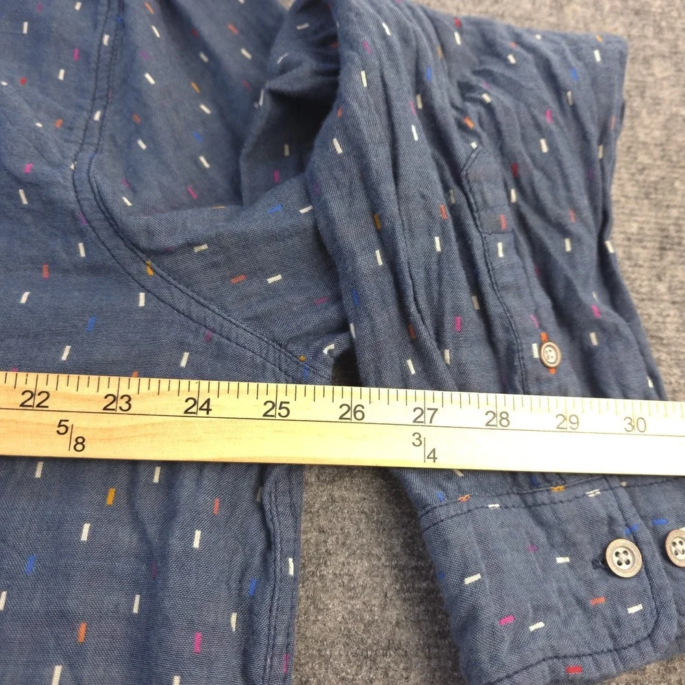 Carbon 2 Cobalt Shirt XL Long Sleeve Blue Multicolor Geometric Candy Button Down